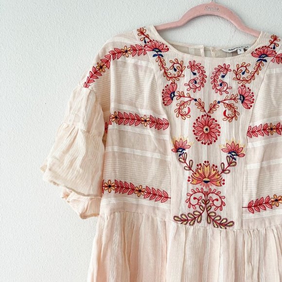 ❤️SOLD❤️Ranna Gill Lecce Embroidered Tunic Dress - Picture 5 of 9